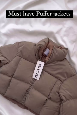 Chic Cropped Puffer Jacket - The Ultimate Winter Essential