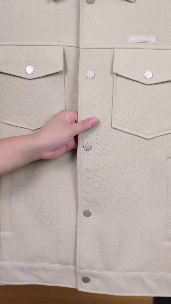 Men's Structured Shirt Jacket with Flap Pockets - Image 5