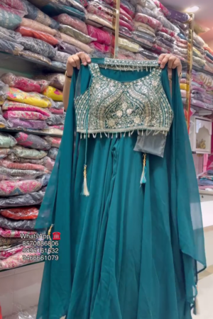 GEORGETTE EMBROIDERY LEHENGA CHOLI FOR WOMEN