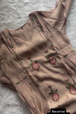 Women Viscose Silk Embroidered Kurta With Pant & Dupatta | Viscose Silk Salwar Suit