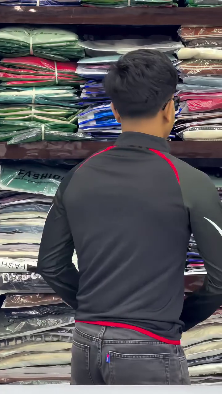 Men’s Polo T-Shirt | Full Sleeve Regular Fit with Chain Collar - Image 4