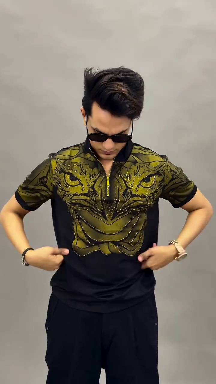 Casual Old Money Regular Fit Polo T Shirt for Men - Image 7