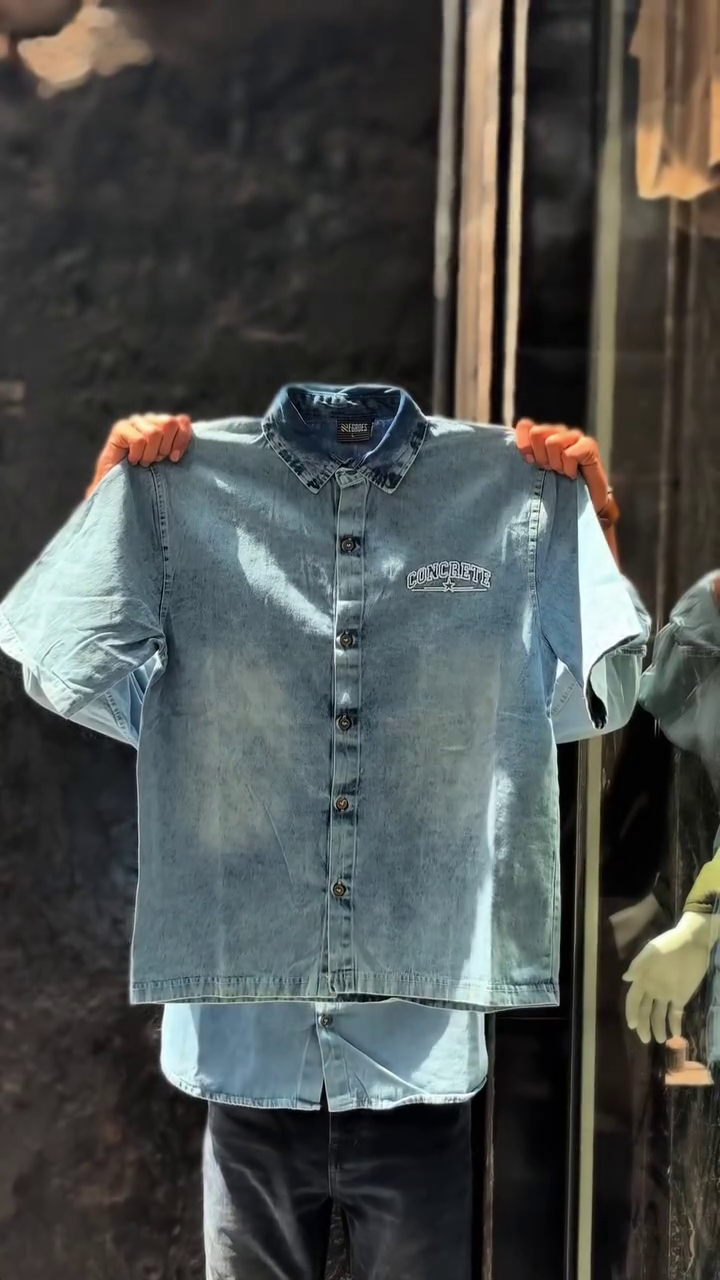 Men’s Half Sleeve Denim Shirts - Image 5