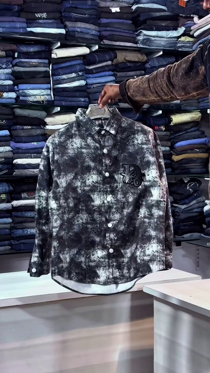Men’s Printed Full Sleeve Shirt - Image 3