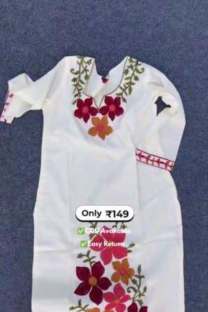 Women's Long Kurti with Palazzo Set